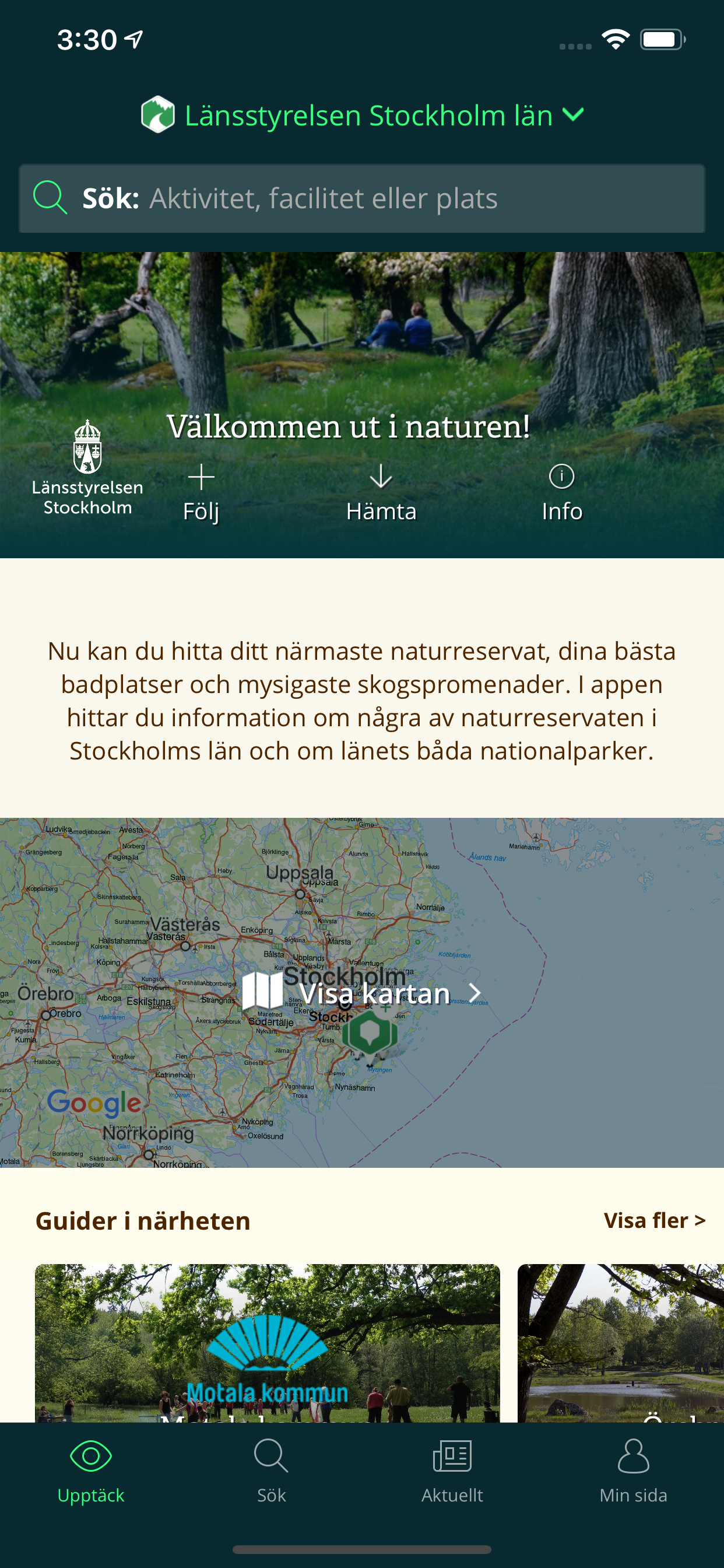 Stockholms läns Naturkarta