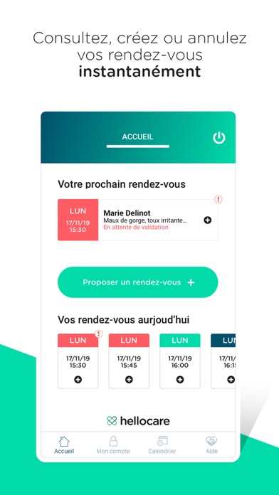 Hellocare Pro - Télémédecine Screenshot