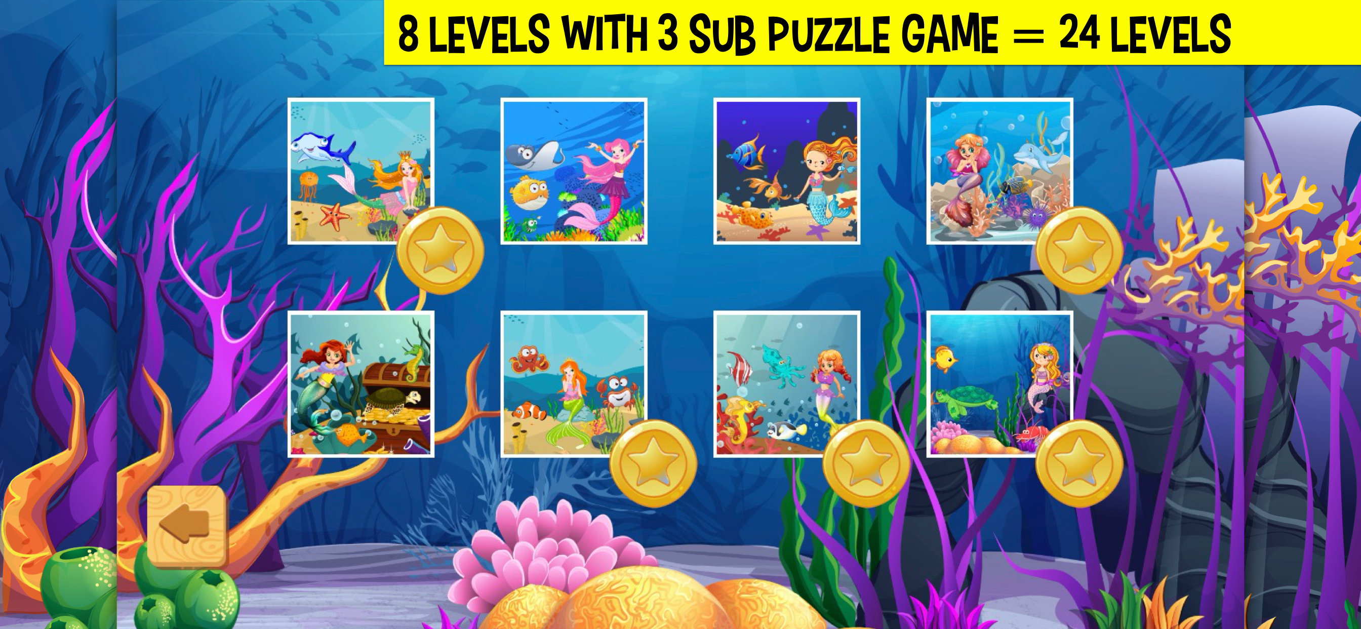 Mermaid Funny Puzzle screenshot 5