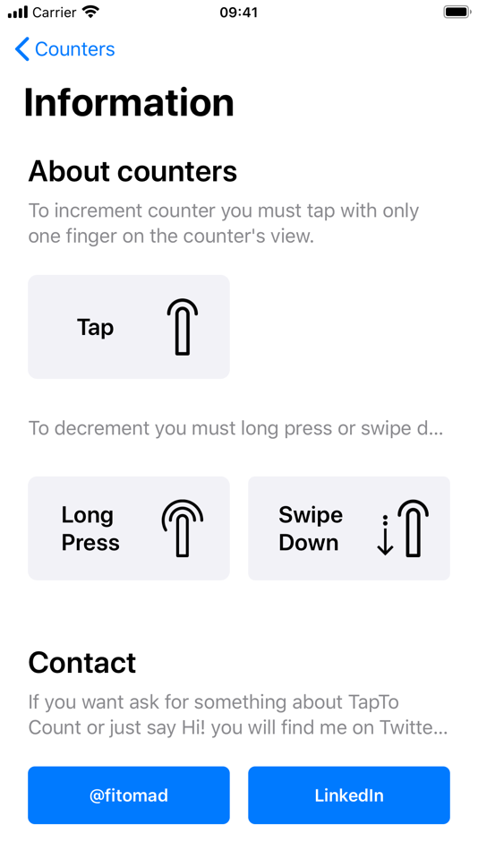 #4. TapTo Count - Tally Counter (iOS) By: Adolfo Vera Blasco