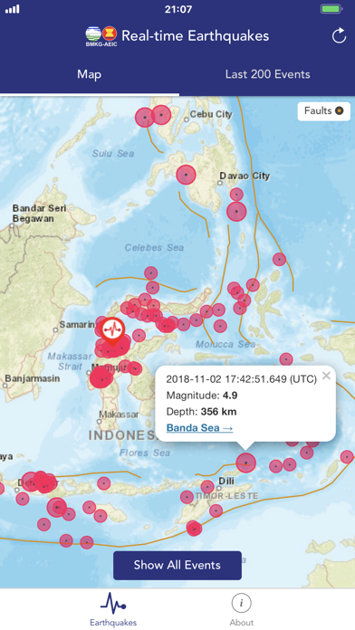 BMKG Real-time Earthquakesのおすすめ画像2