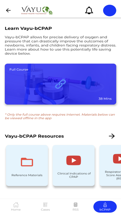 Vayu bCPAP Screenshot
