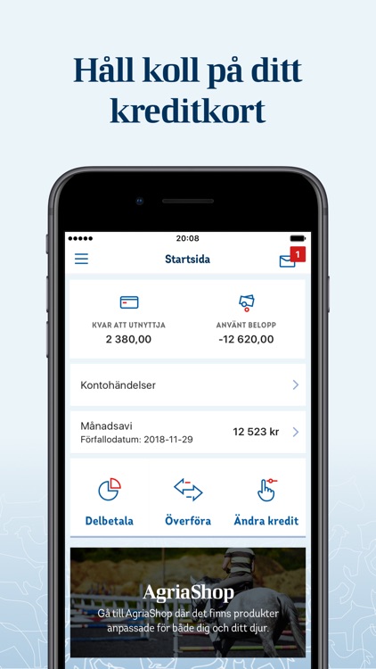 Agriakortet - Ditt kreditkort