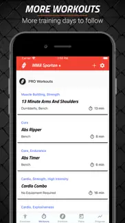mma spartan workouts pro iphone capturas de pantalla 4