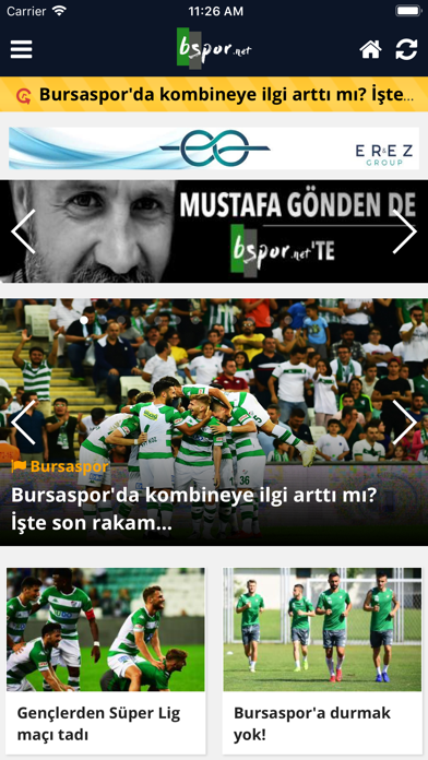 bspor - Bursa'dan Spor iPhone screenshot