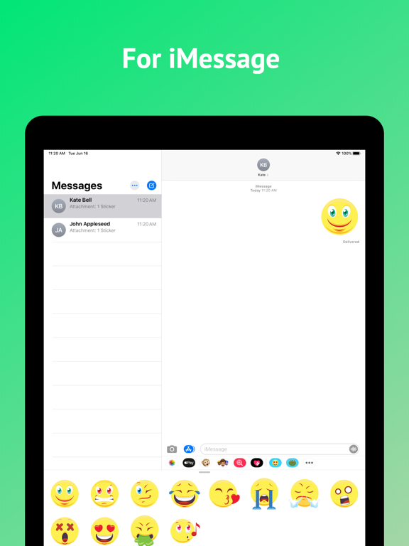 Screenshot #6 pour Autocollant Emoji for Messages