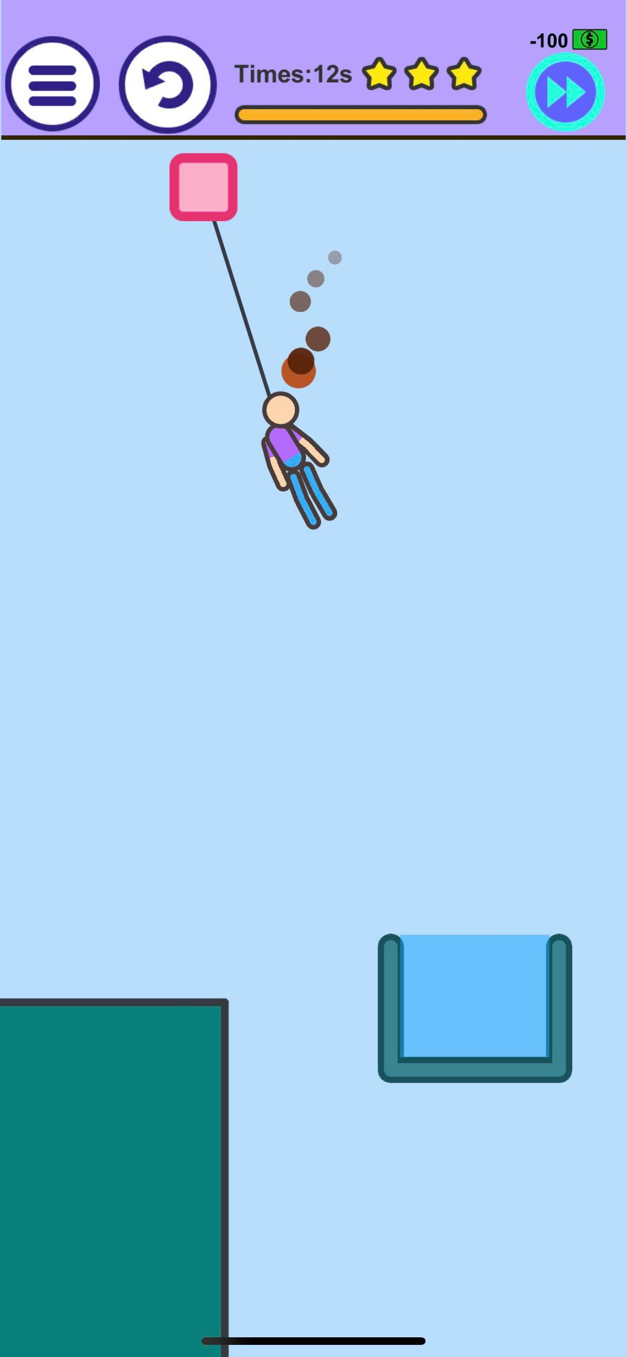 Man on Fire - Physics Game