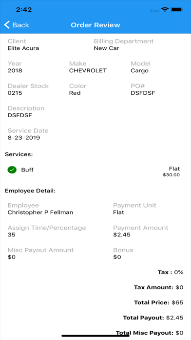 App screenshot