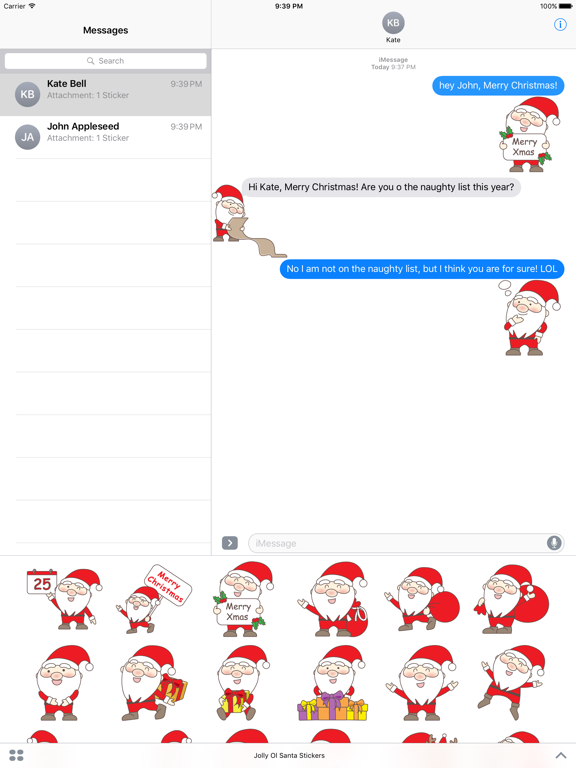 Screenshot #4 pour Jolly Ol Santa Stickers