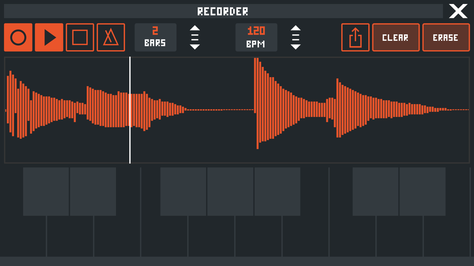 #2. SquareSynth 2 - Chiptune Synth (iOS) 由: James Navarro