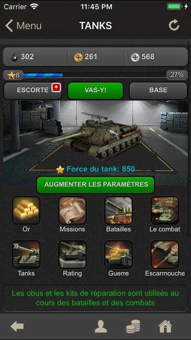 Screenshot #2 pour TANKS jeu de guerre