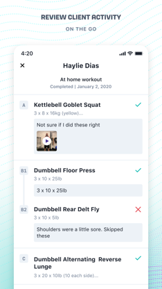 TrueCoach Connect screenshot 3