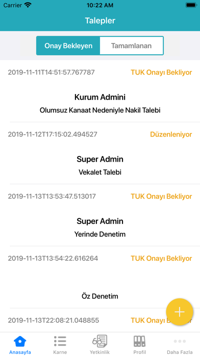 Screenshot #3 pour Uzmanlık Eğitimi Takip Sistemi