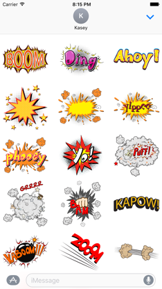 Comic Sticker Pack screenshot 1