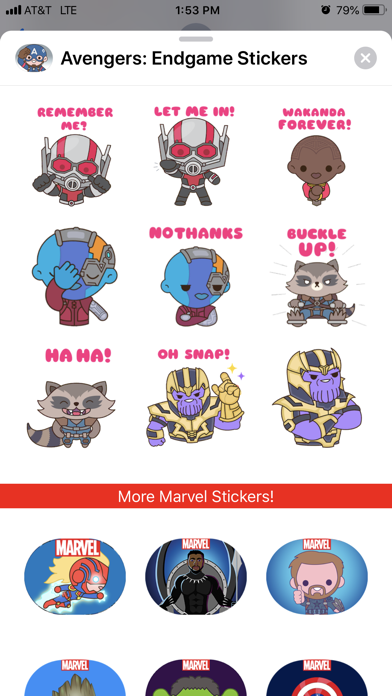 Avengers: Endgame Stickers screenshot 3