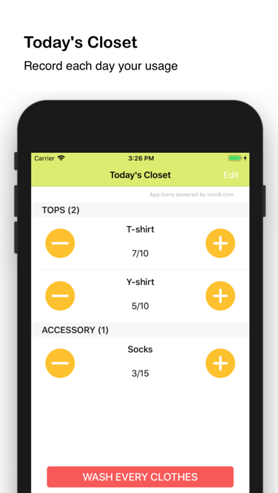 Screenshot #1 pour Laundry Manager
