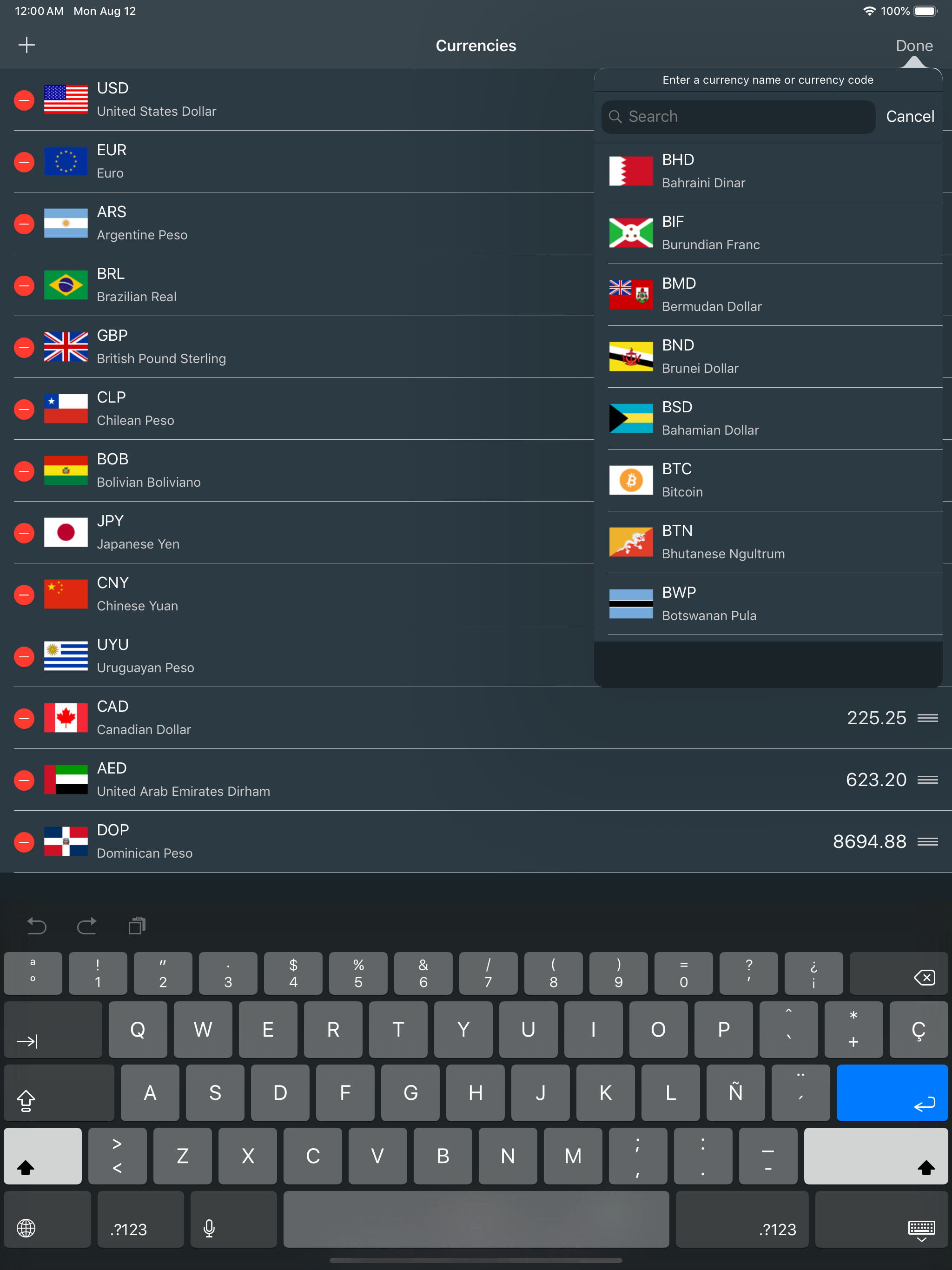 Currency Converter Travel screenshot 8