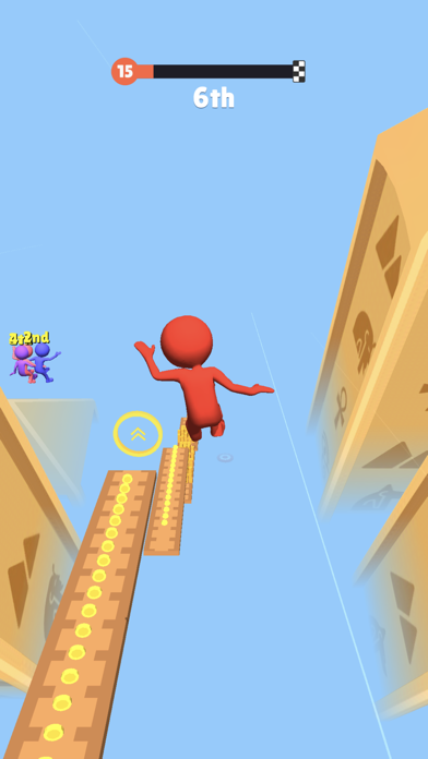 Screenshot #1 pour Fall Race 3D