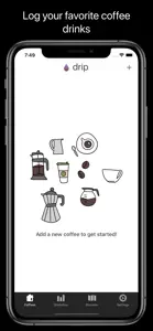 drip, A Coffee Journal screenshot #1 for iPhone