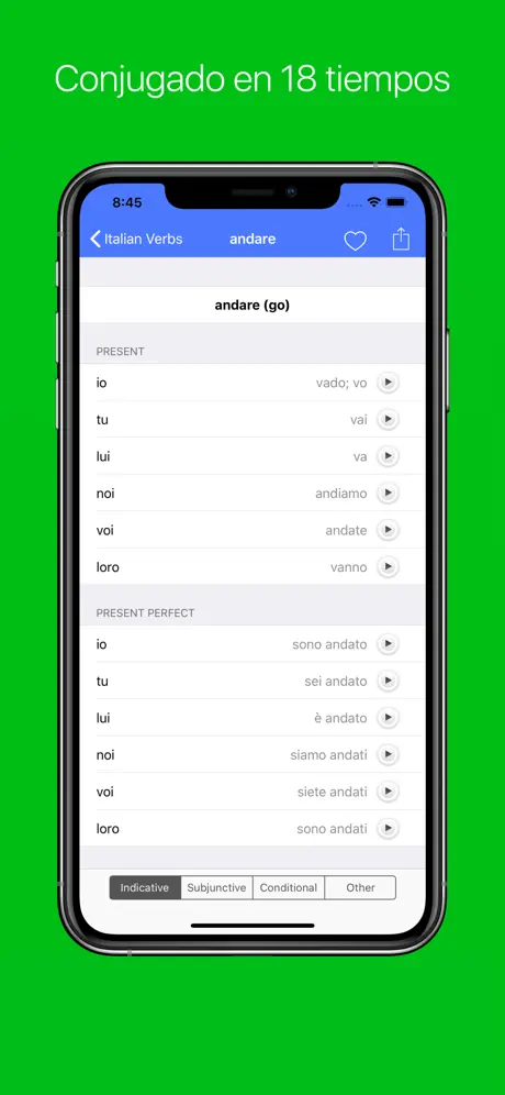 Los Verbos Italianos (Más)