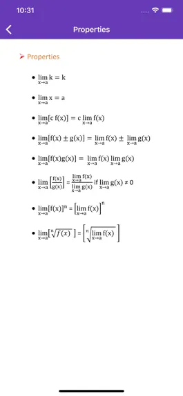 Game screenshot All Calculus Formulas apk