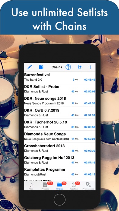 DrumSetlist Manager Lite