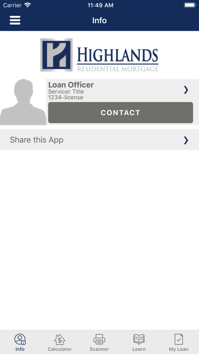 App screenshot