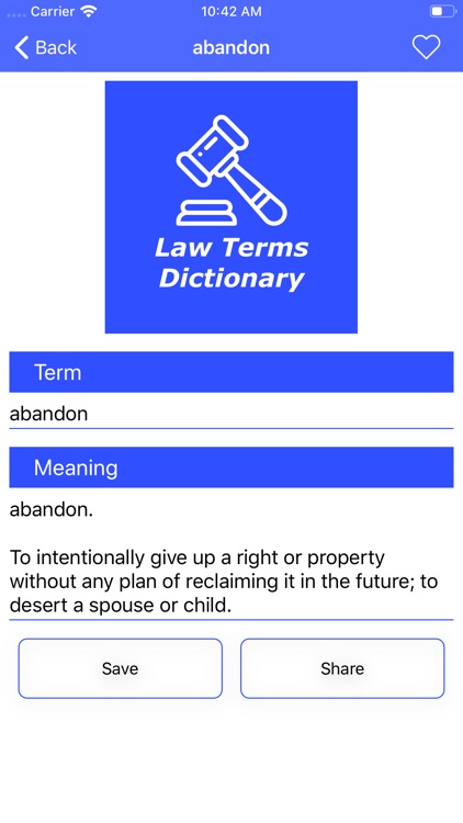 Law Term Dictionary screenshot-3