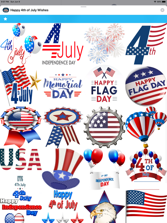 Screenshot #5 pour Happy 4th of July Wishes