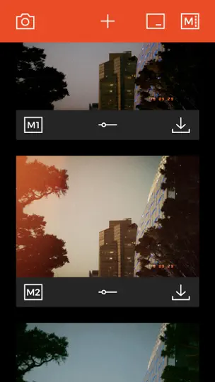 Скриншот Filmlike Camera на iPhone 8