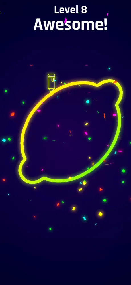 Neon Paint 3D Art