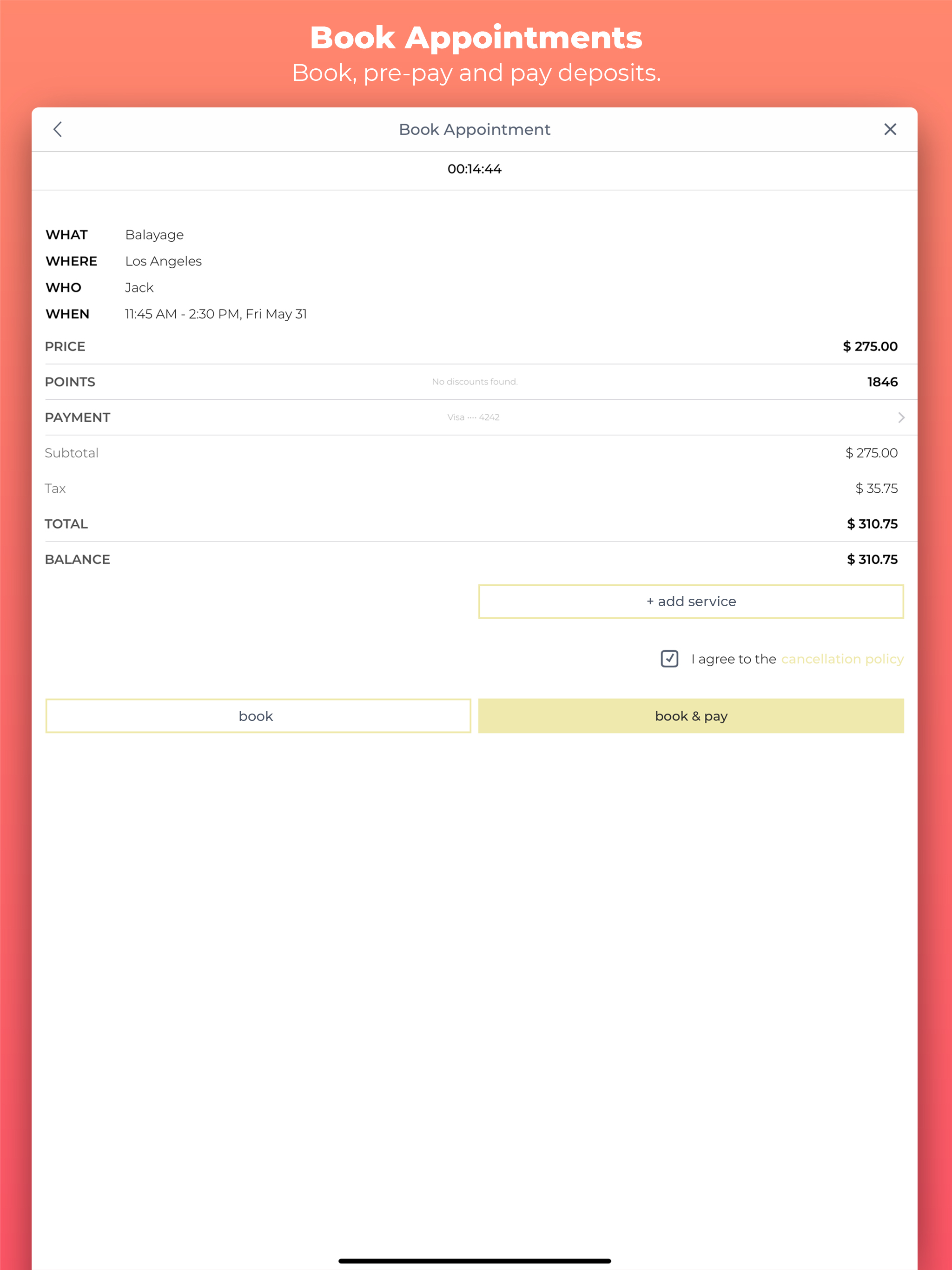 Cojilio Booking