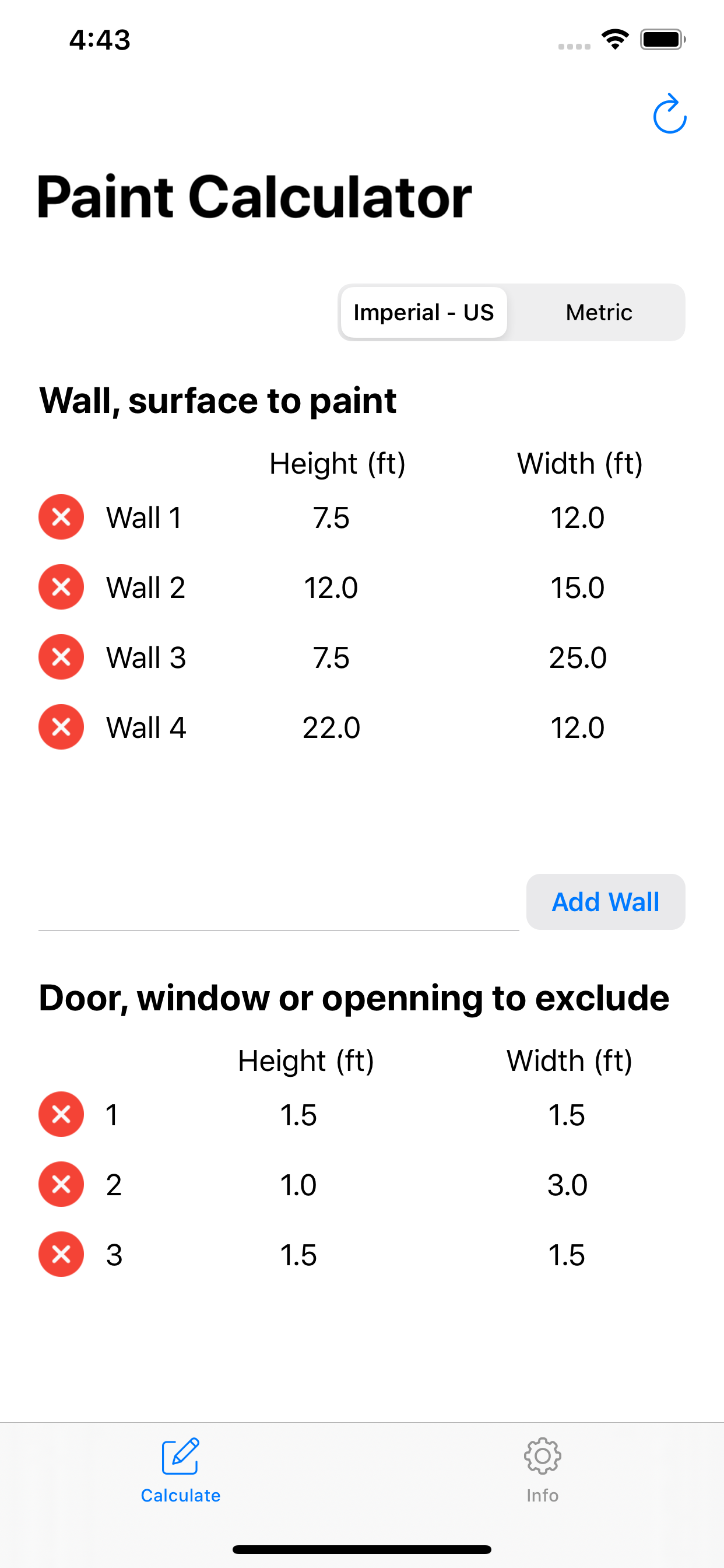 Paint Calculator - Estimator