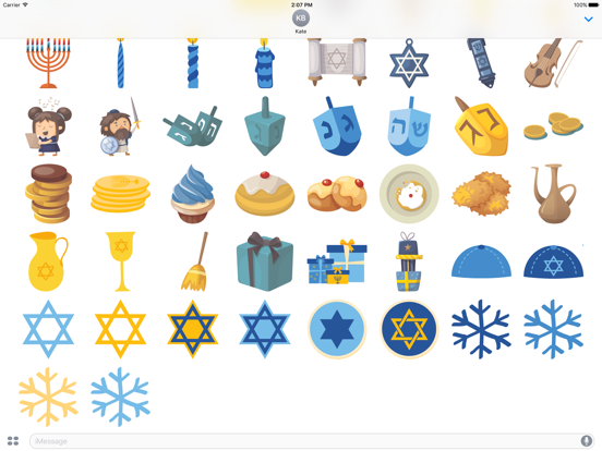 Screenshot #5 pour Happy Hanukkah Stickers