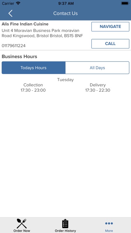 Alis Fine Indian Cuisine Bris screenshot-3