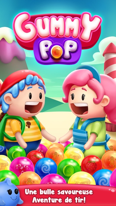 Screenshot #1 pour Gummy Pop Bubble Shooter Drop