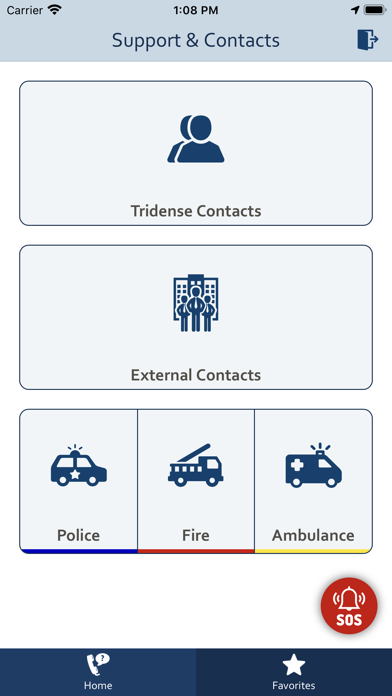 Tridense Contacts Screenshot