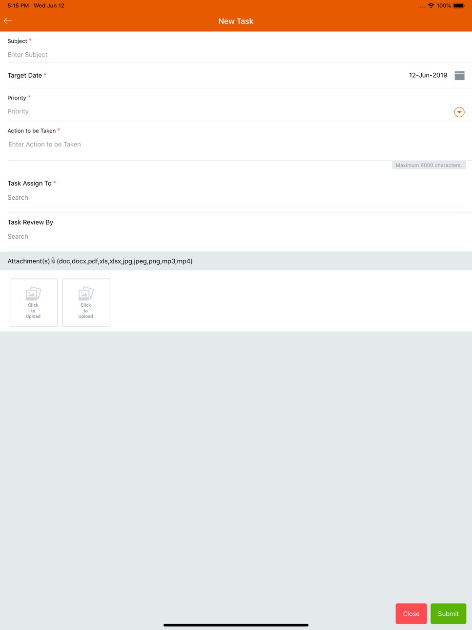 iPad screenshot