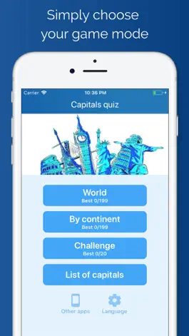 Game screenshot Quiz Capitals of the countries hack