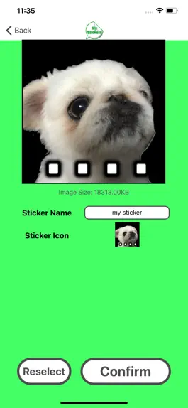 Game screenshot MyStickers apk