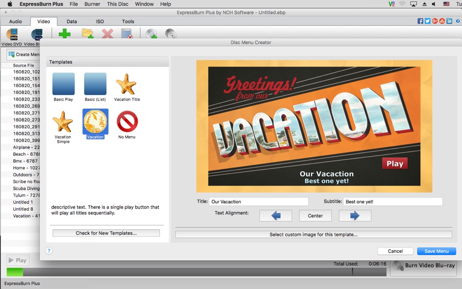 #3. Express Burn Plus (macOS) By: NCH Software