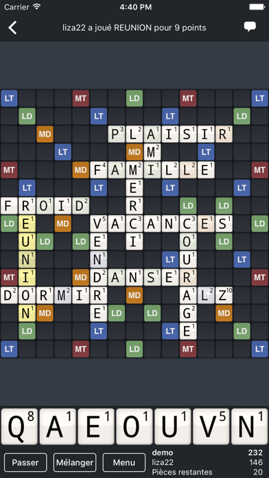 Screenshot #3 pour Wordfeud