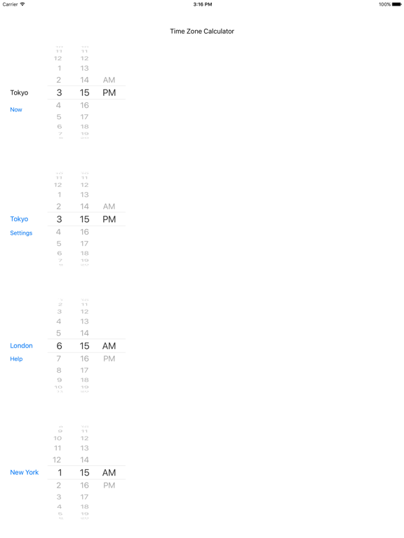 Screenshot #5 pour Time Zone Calculator