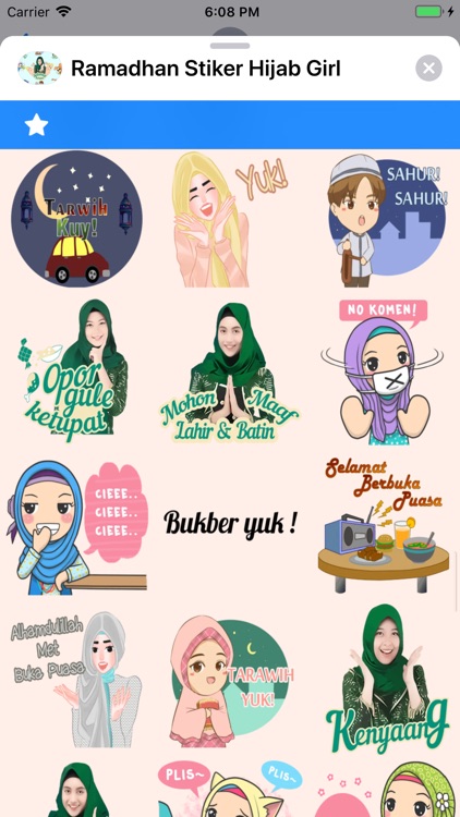 Ramadhan Stiker Hijab Girl screenshot-7