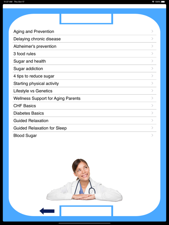 HealthGamePlan iPad screenshot 3 - Health & Fitness app