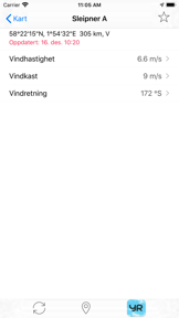 KystVær - Kystverket screenshot