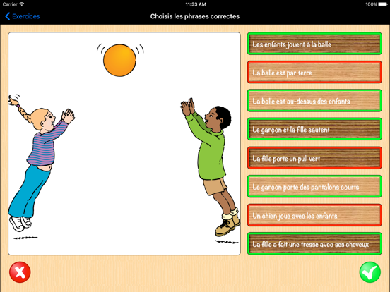 Read and Play in French iPad screenshot