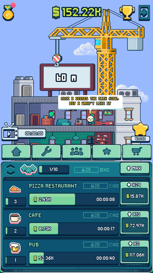 #1. Tower Tycoon - Idle Simulator (iOS) Podle: Adrian Zarzycki
