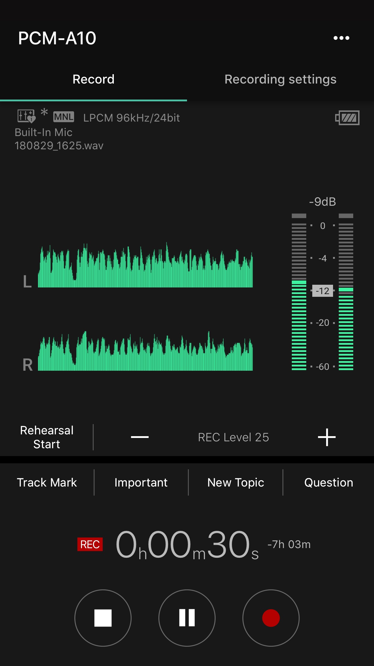 Screenshot 1 of Sony | REC Remote