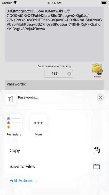Secret SMS (Encrypted)